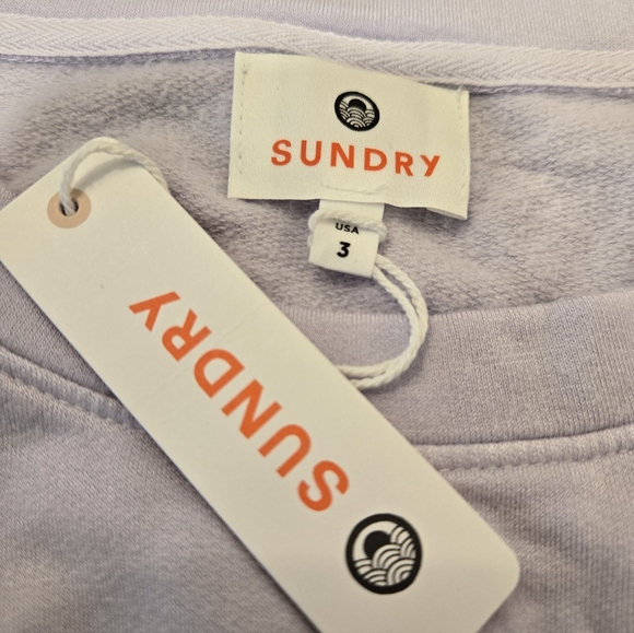 Sundry Puffed Sleeve Sweatshirt NWT - Picture 6 of 8